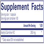 Acetyl-L-Carnitine 250mg