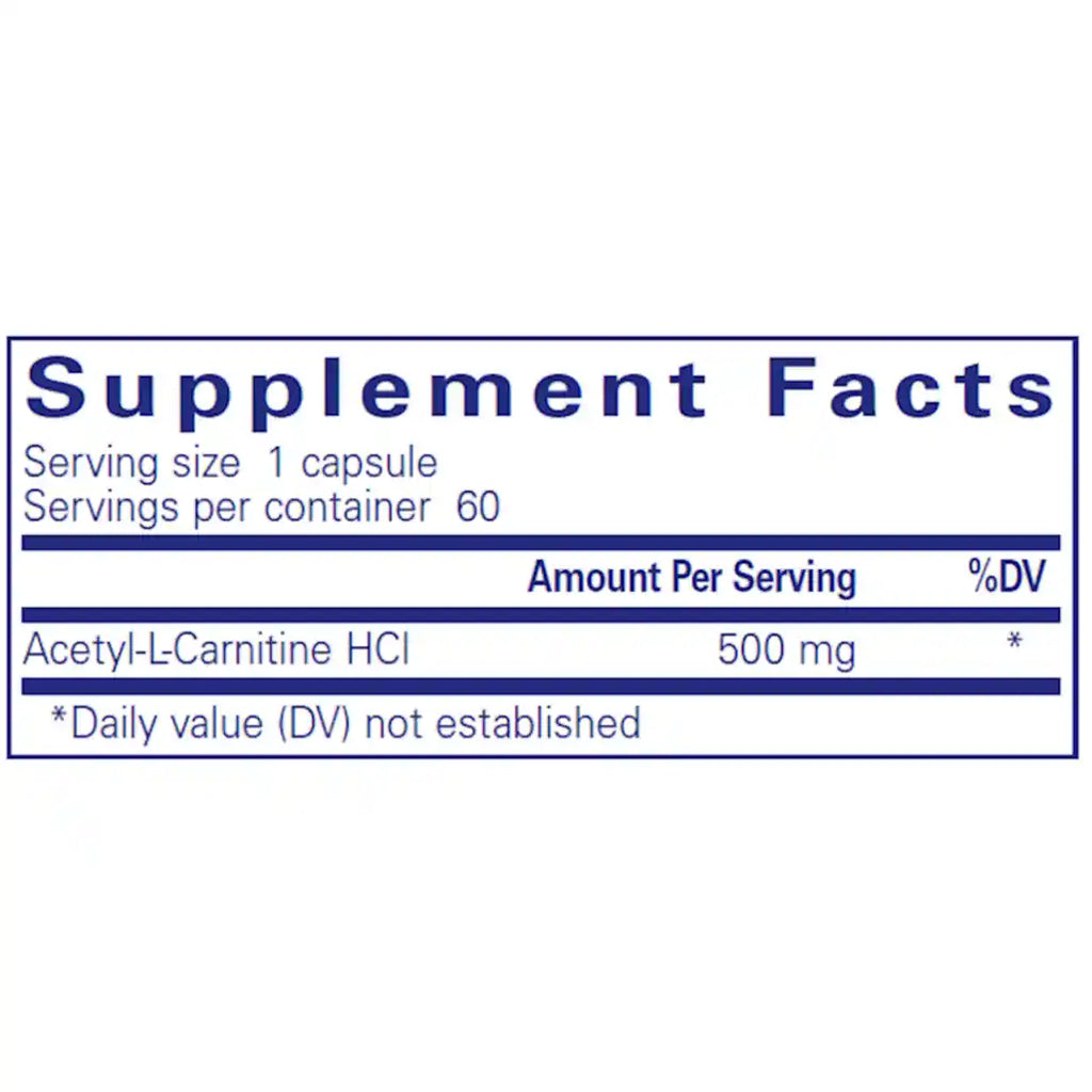 Acetyl-L-Carnitine 500mg