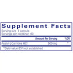 Acetyl-L-Carnitine 500mg
