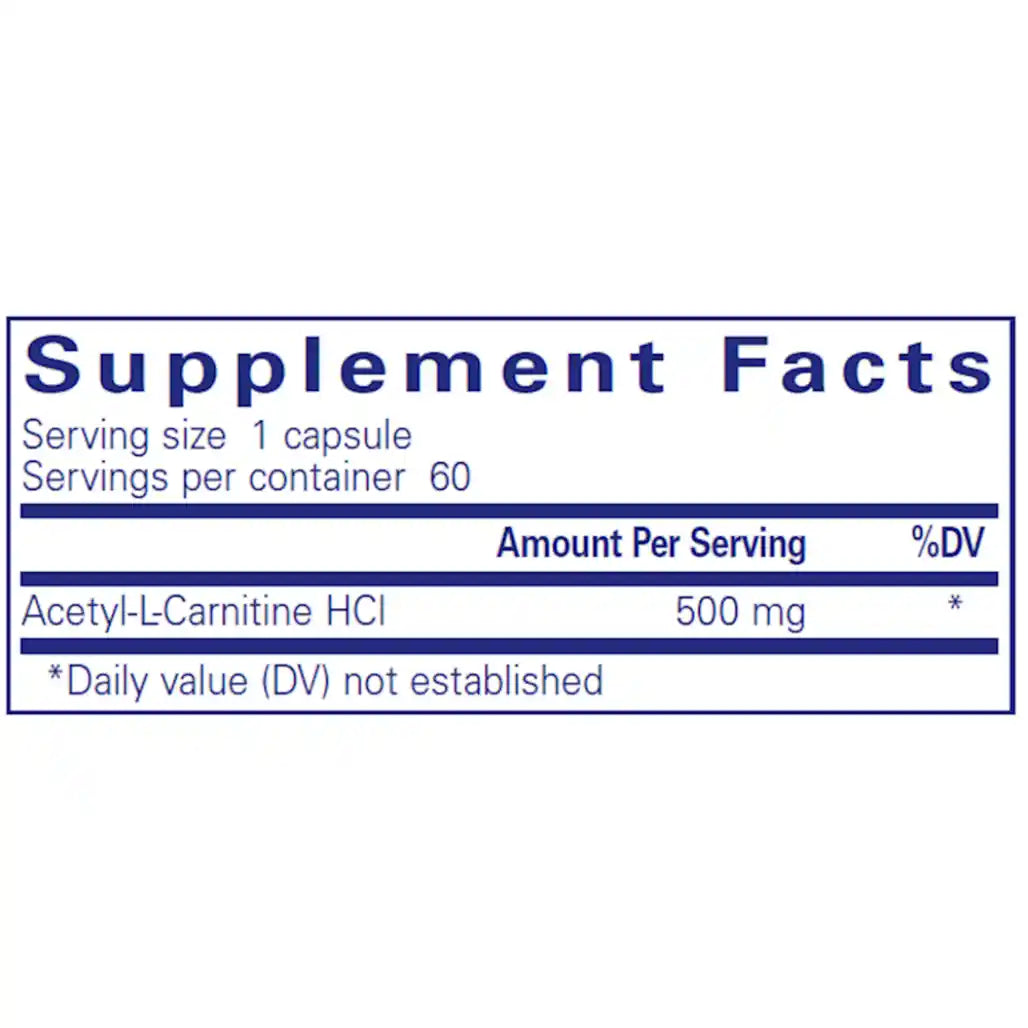 Acetyl-L-Carnitine 500mg