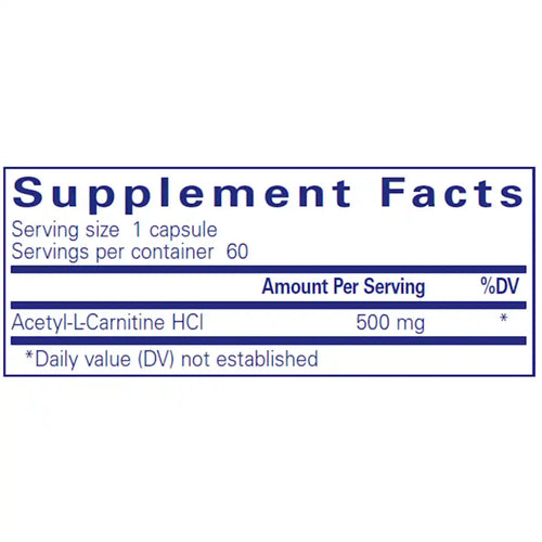 Acetyl-L-Carnitine 500mg