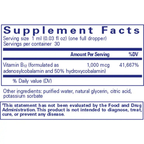 Adenosyl/Hydroxy B12 liquid