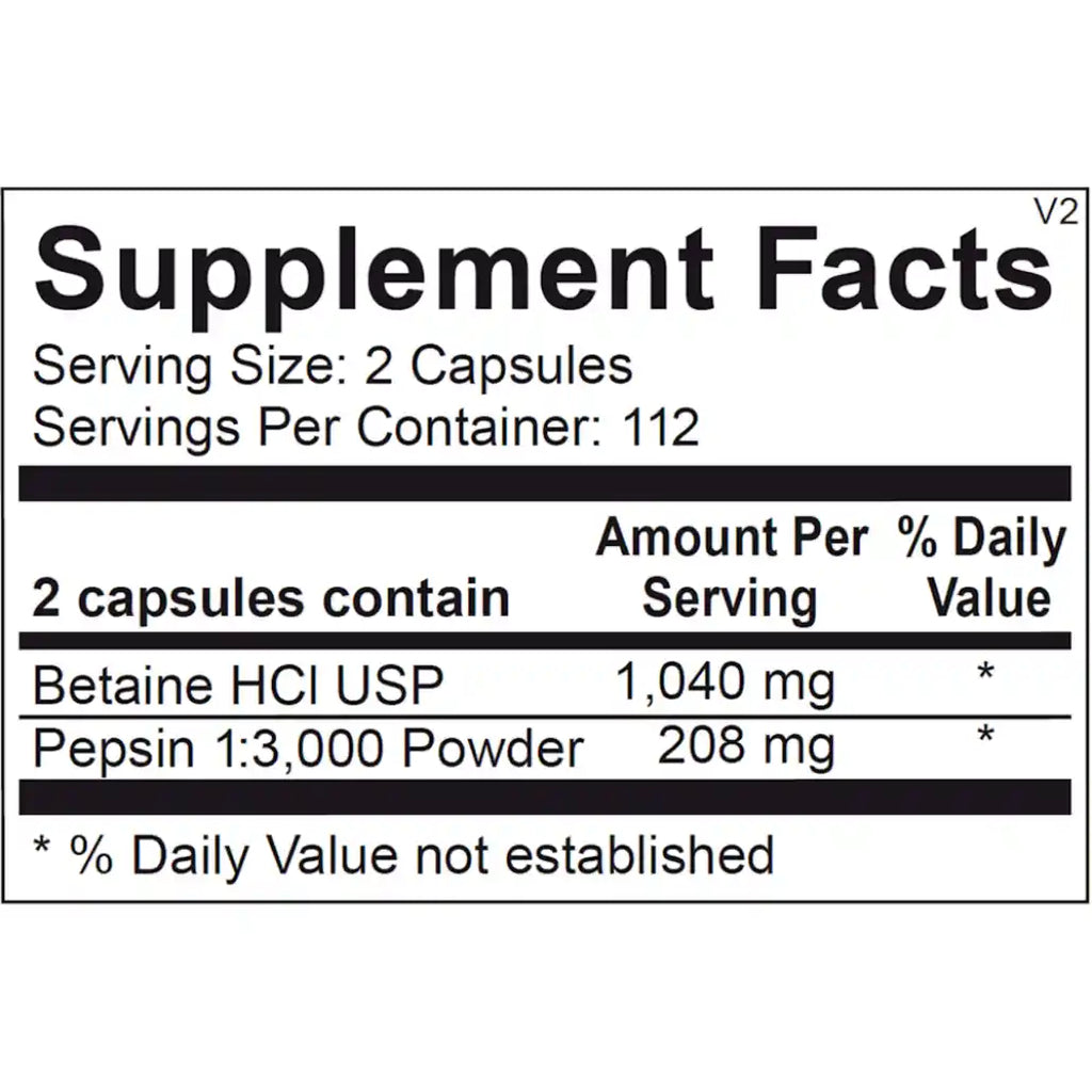 Betaine & Pepsin