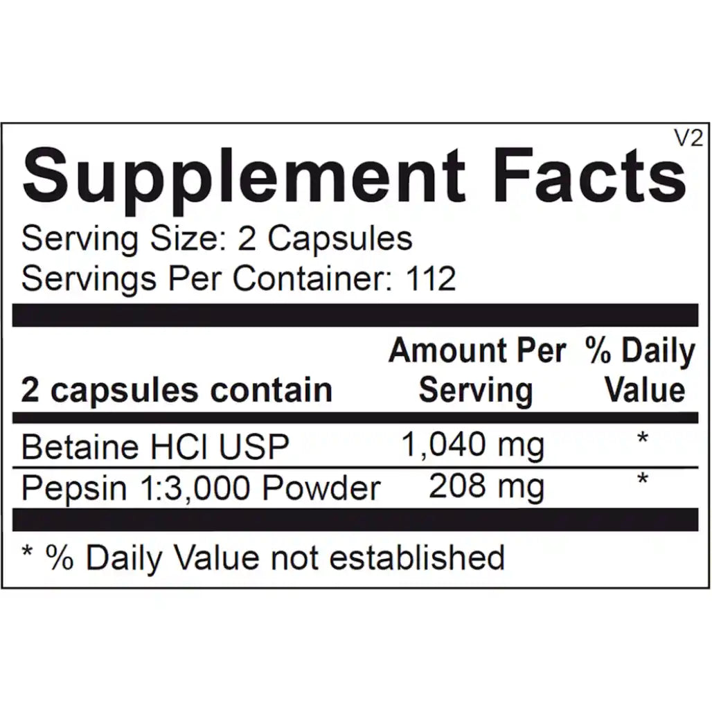 Betaine & Pepsin