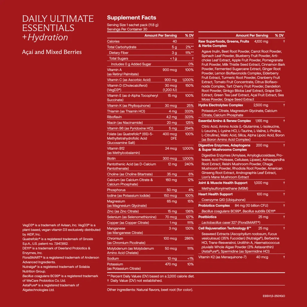 Daily Ultimate Essentials: All-in-One Supplement