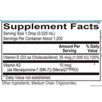 Liquid Vitamin D3 with K2