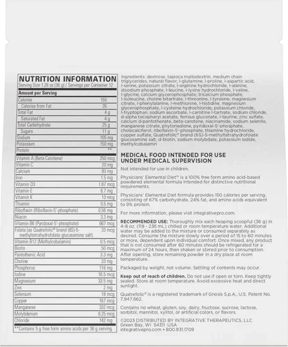 Physicians Elemental Diet Powder